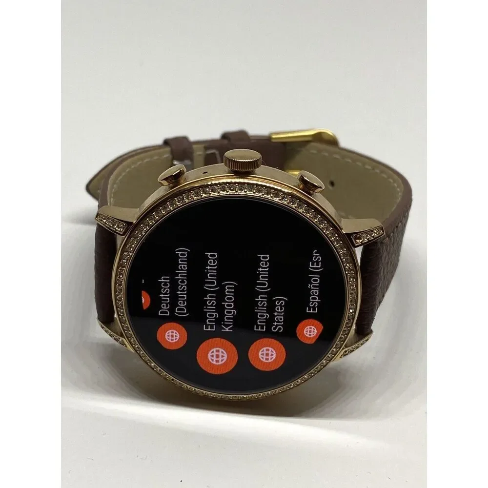 Fossil Gen 4 Authentic Digital Dial Smart Watch Custom Band FTW6015 AB373